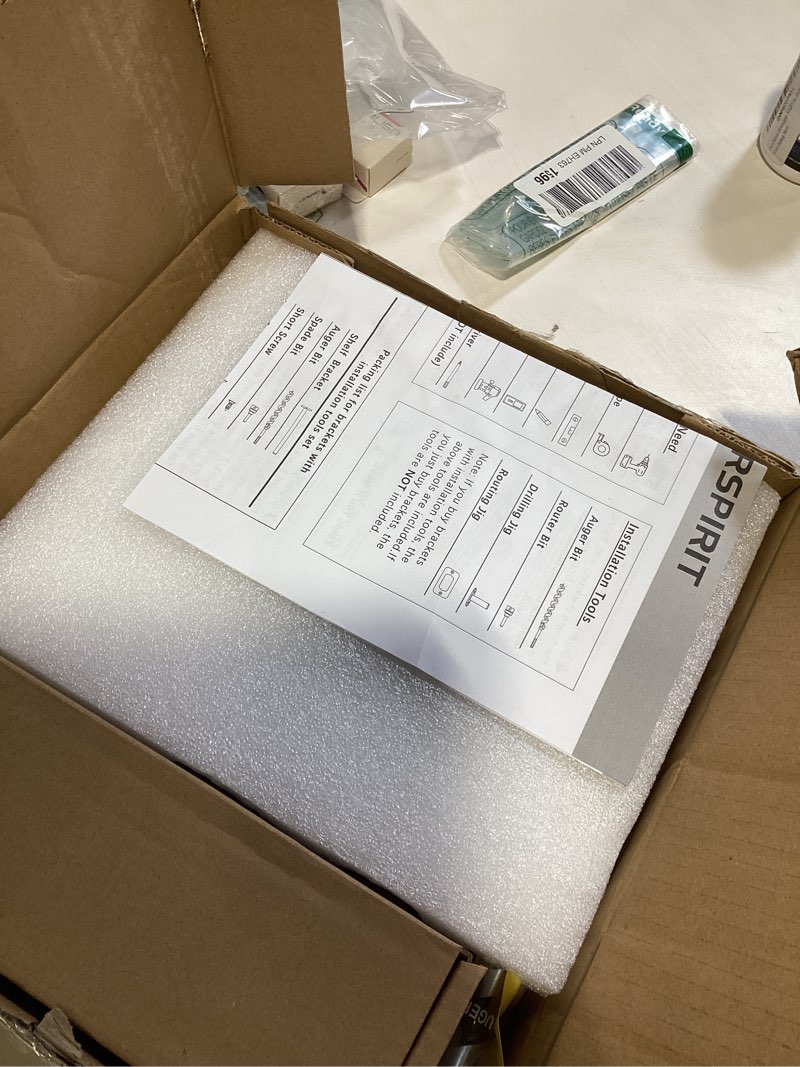 Condition photo showing Good Condition for 4pcs wall shelf brackets heavy duty floating shelf bracket hidden,invisible black shelving brackets decorative floating shelf hardware heavy duty,metal shelf support bracket(4"-4pcs) 4 inch-4pcs