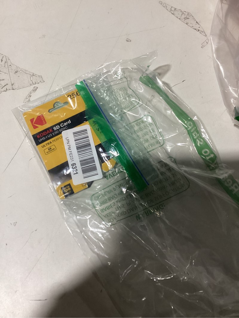 Condition photo showing Good Condition for Kodak SDXC Card 256GB UHS-I U3 V30 Ultra - Up to 95MB/s Max Read Speed - Write Speed 85MB/s Max - Storage of 4K Ultra HD Videos and HD Photos - SD Card