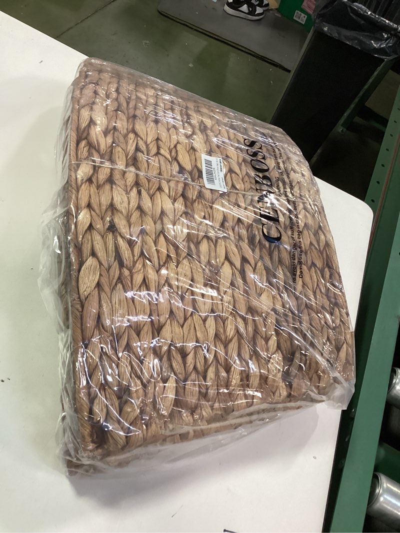 Condition photo showing New/Like New for CENBOSS Rattan Christmas Tree Collar, Wicker Tree Skirt & Stand Base Cover (Brown Wash, 36 inch) Brown Wash 36 inch
