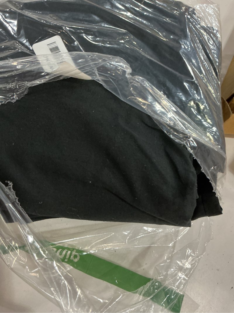 Condition photo showing As Is for LANE LINEN 100% Organic Cotton Bed Sheets King Size, Soft & Comfy Fully Elasticized Percale Bedding Sheets & Pillowcase Set, Low Pilling Machine Washable King Sheet- Black Sheets King 13: Black