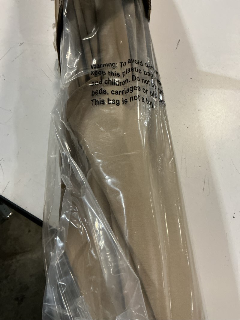 Condition photo showing Good Condition for blissun 9' outdoor patio umbrella, outdoor table umbrella, yard umbrella, market umbrella with 8 sturdy ribs, push button tilt and crank tan