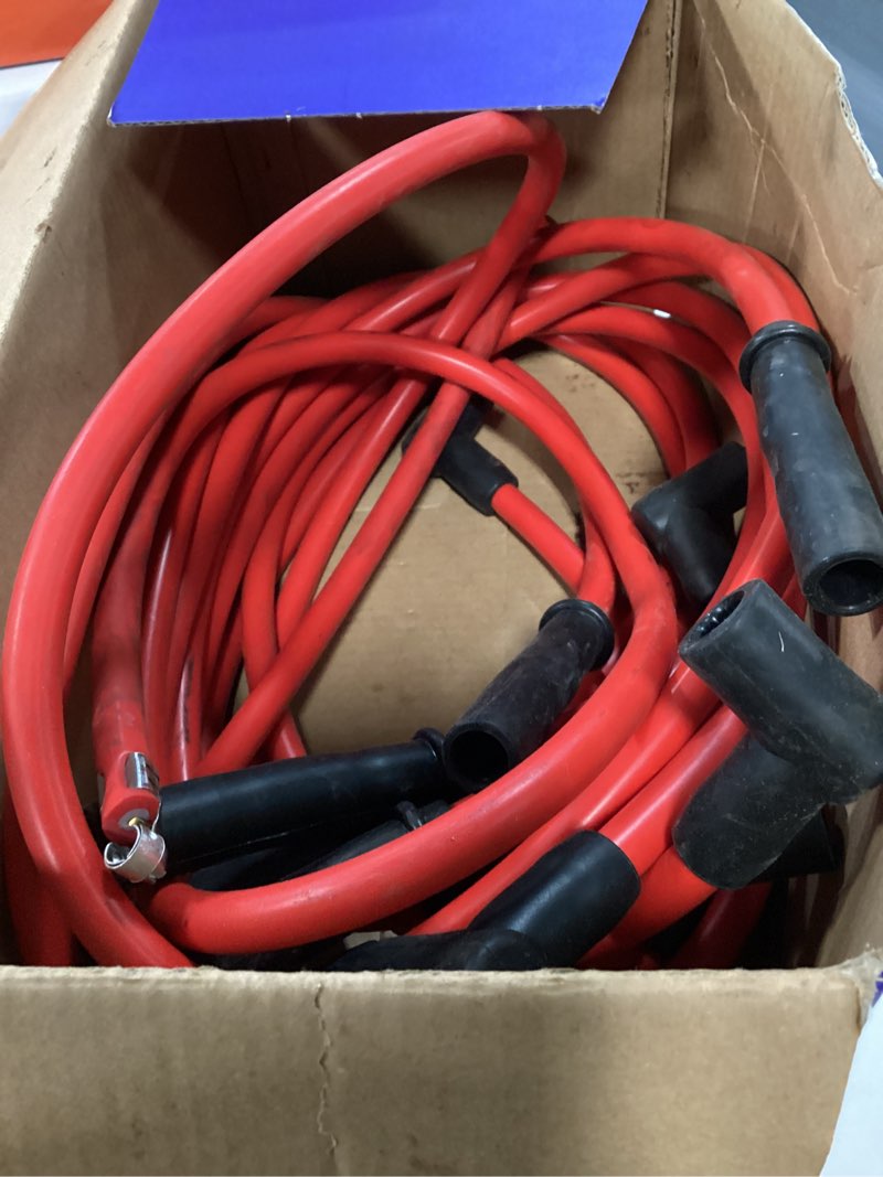 Condition photo showing New/Like New for high performance low resistance 10.5mm hei spark plug wire set for chevy sbc 302 305 307 327 350 400 bbc 348 366 396 402 409 427 454 496 502 572 632 v8 engine (set of 9)