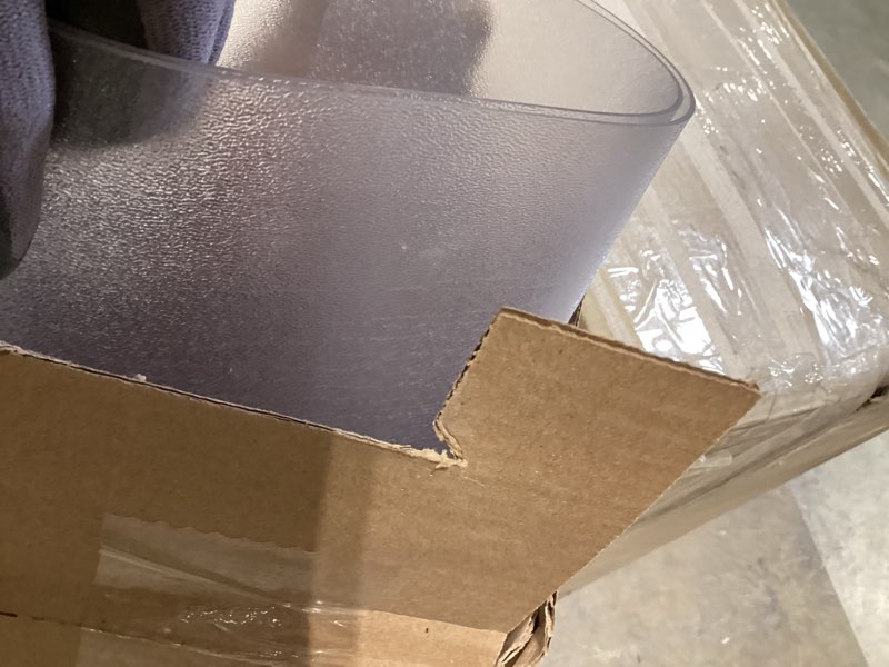 Condition photo showing Good Condition for amazon basics office chair mat for hard floors, 36" x 48", clear
