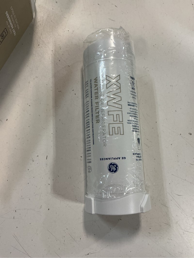 Condition photo showing Good Condition for ge xwfe refrigerator water filter | certified to reduce lead, sulfur, and 50+ other impurities | replace every 6 months for best results | pack of 1