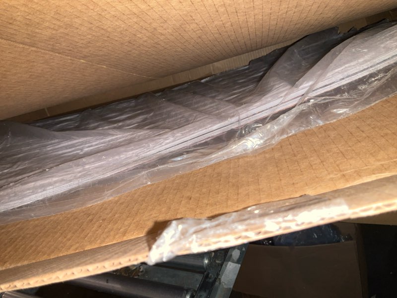 Condition photo showing New/Like New for 3 ft. x 1 1/2 ft. x 3/16 in Claystone Slate Brown Faux Decorative 3D Wall Panel for Interior (10-PCs)