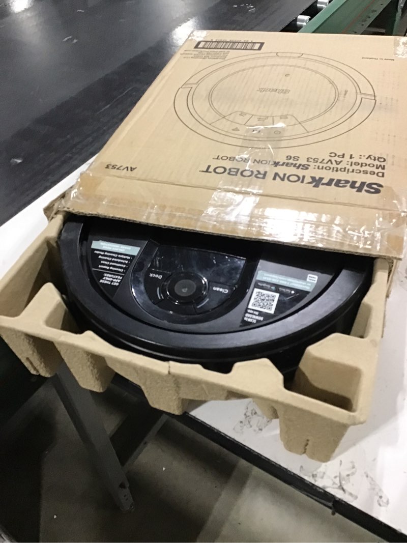Condition photo showing Good Condition for Shark ION Robot A753, Robot Vacuum, Wi-Fi Connected, 120min Runtime, Works with Alexa, Multi-Surface Cleaning - Smoke/Ash