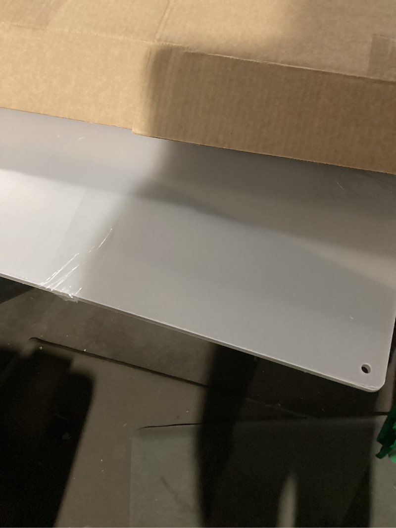 Condition photo showing Good Condition for 2 Pack Extra Large Frameless Floating Acrylic Frame Wall Mount Magnetic Acrylic Picture Frames with Chrome Standoffs Double Panel Floating Frame for Photo Poster Display (16 x 20 Inch) 2 16 x 20 Inch