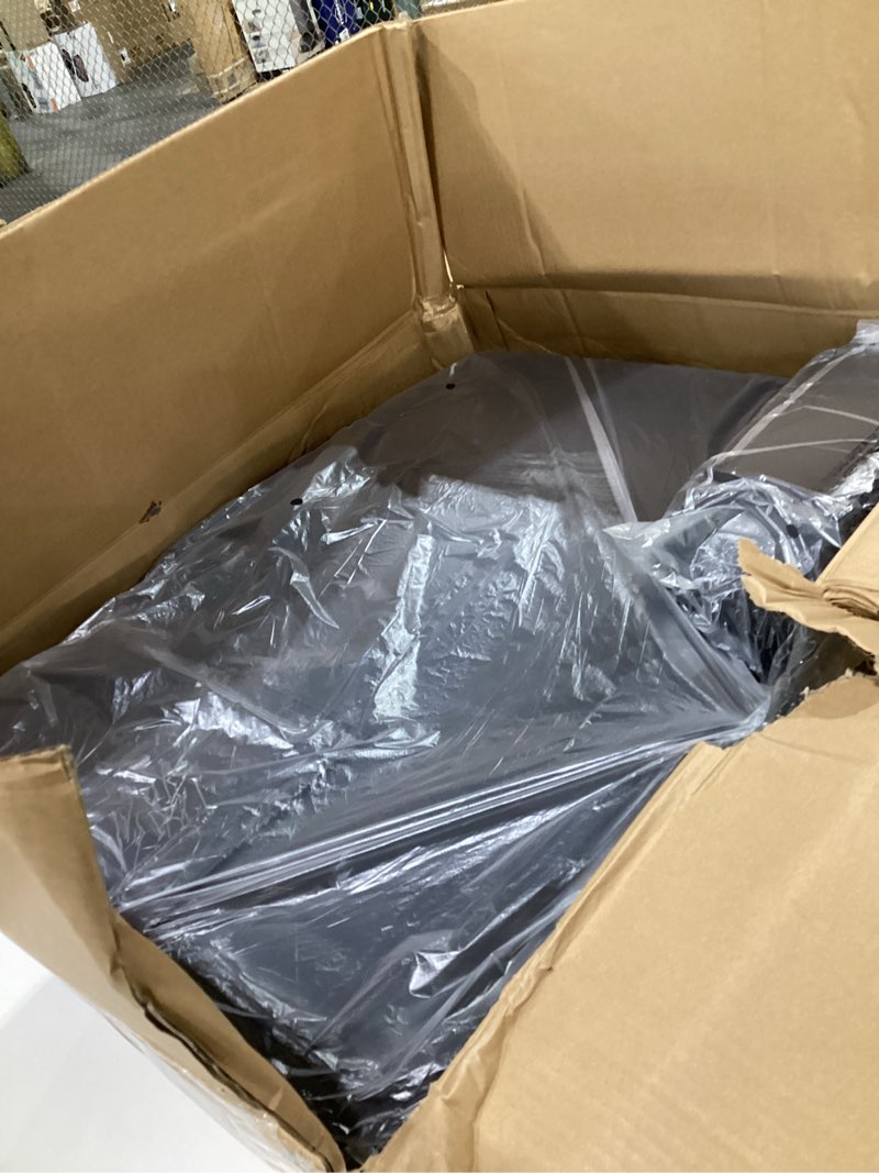 Condition photo showing As Is for Big and Tall Office Chair - Heavy Duty 400 LBS Executive Chair with Lumbar Support & Foot Rest, High Back Ergonomic Desk Chair, Padded Wide Seat Gaming Chair, Adjustable Armrests, Black, SIMILAR TO STOCK PHOTOS