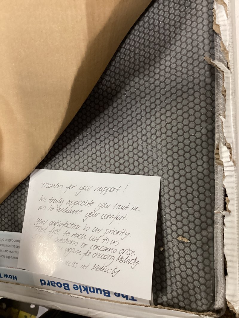 Condition photo showing Good Condition for Meliusly Premium 10mm Bunkie Board Full Size (54x75'') Patent Pending Low Profile Bed Board Design - Breathable, Noise Minimizing, Moisture Resistant Bunkieboards, Low Profile Bed Support Full (54x75'')