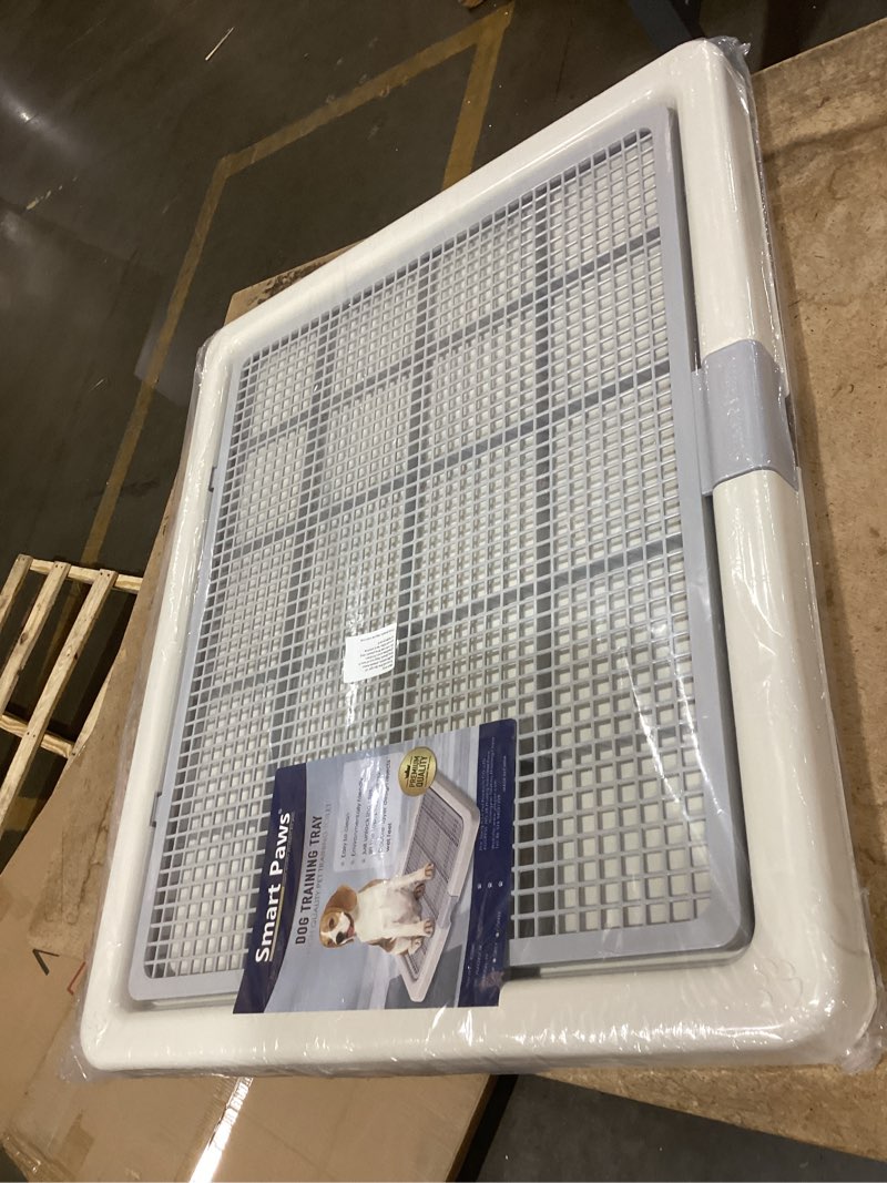 Condition photo showing New/Like New for smart paws 3 sizes small puppy dog toilet,poodles training tray,yorkie pet pads holder 21.65x17.71 inch (pack of 1)