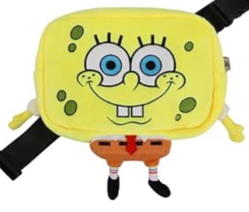 Spongebob Squarepants 9.5\\\" Festie Bestie Plush Crossbody Hand Bag