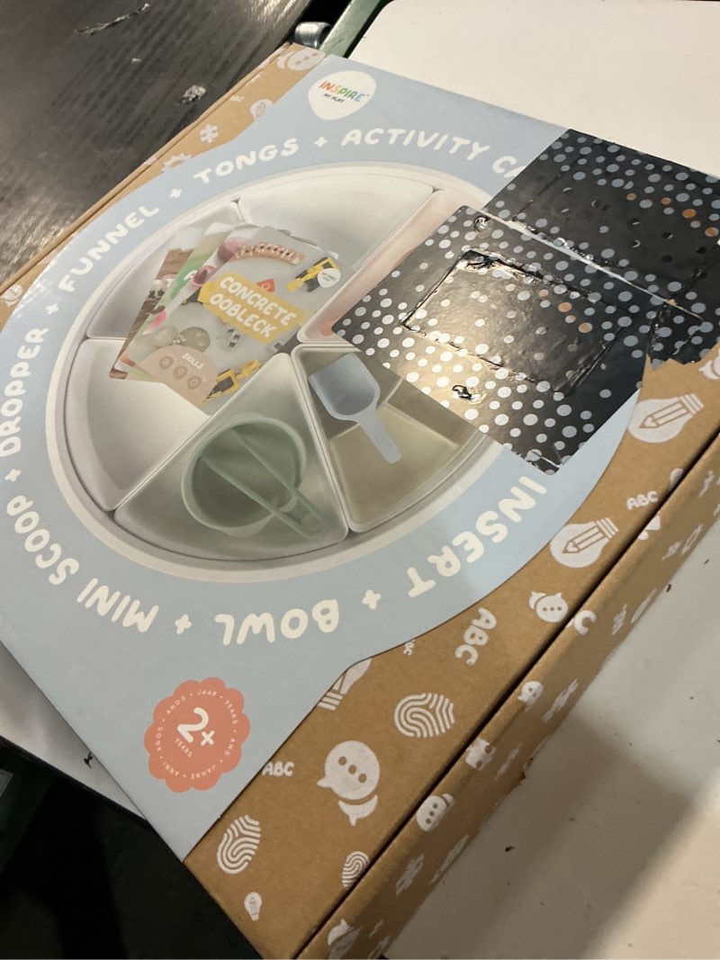 Condition photo showing New/Like New for inspire my play starter bundle - sensory bin with lid and removable storage inserts