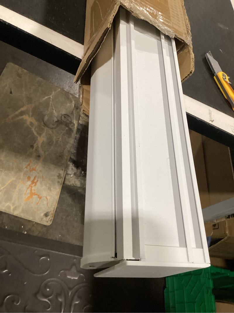 Condition photo showing Good Condition for persilux blackout roller shades for windows, thermal insulated fabric window shades, cordless free-stop blinds for windows with valance, uv protection shades for home and bedroom, white, custom size