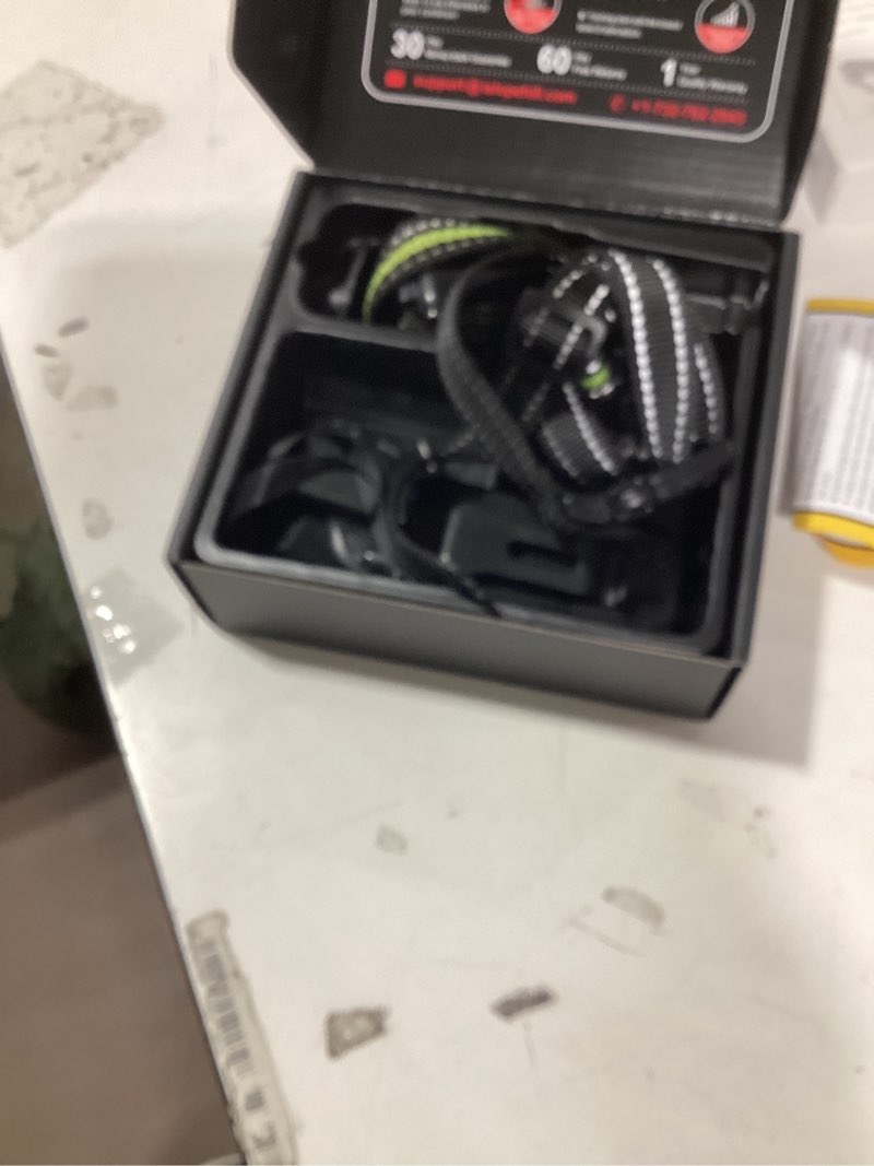 Condition photo showing Good Condition for Similar product not like stock photoJugbow Dog Shock Collar - 4500FT Dog Training Collar with Remote, IPX8 Waterproof Electric Dog Collar with 4 Training Modes, Security Lock, Rechargeable eCollar for 10-120lbs Small Medium Large Dogs Green 1 Pack