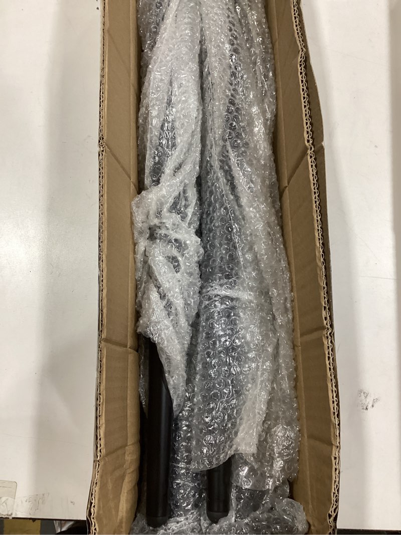 Condition photo showing Good Condition for Oblique Furniture Leg 26 Inch, Slant Tapered Metal Coffee Table Legs 4pcs, Mid Century Modern Sofa Cabinet Feet Black for Home DIY Project