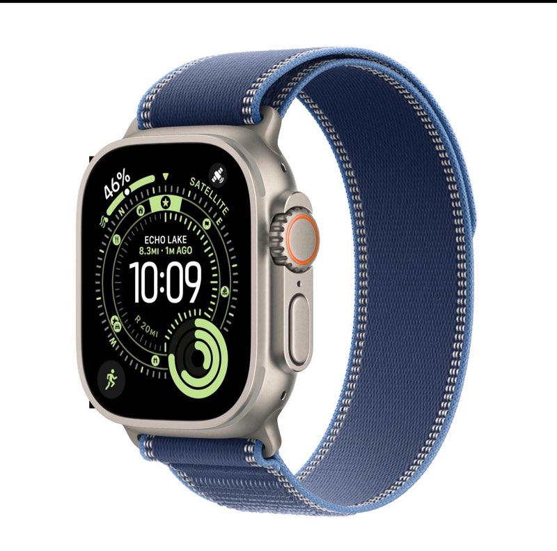 apple watch ultra 3 [gps + cellular 49mm] running & multisport smartwatch w/rugged titanium case w/b