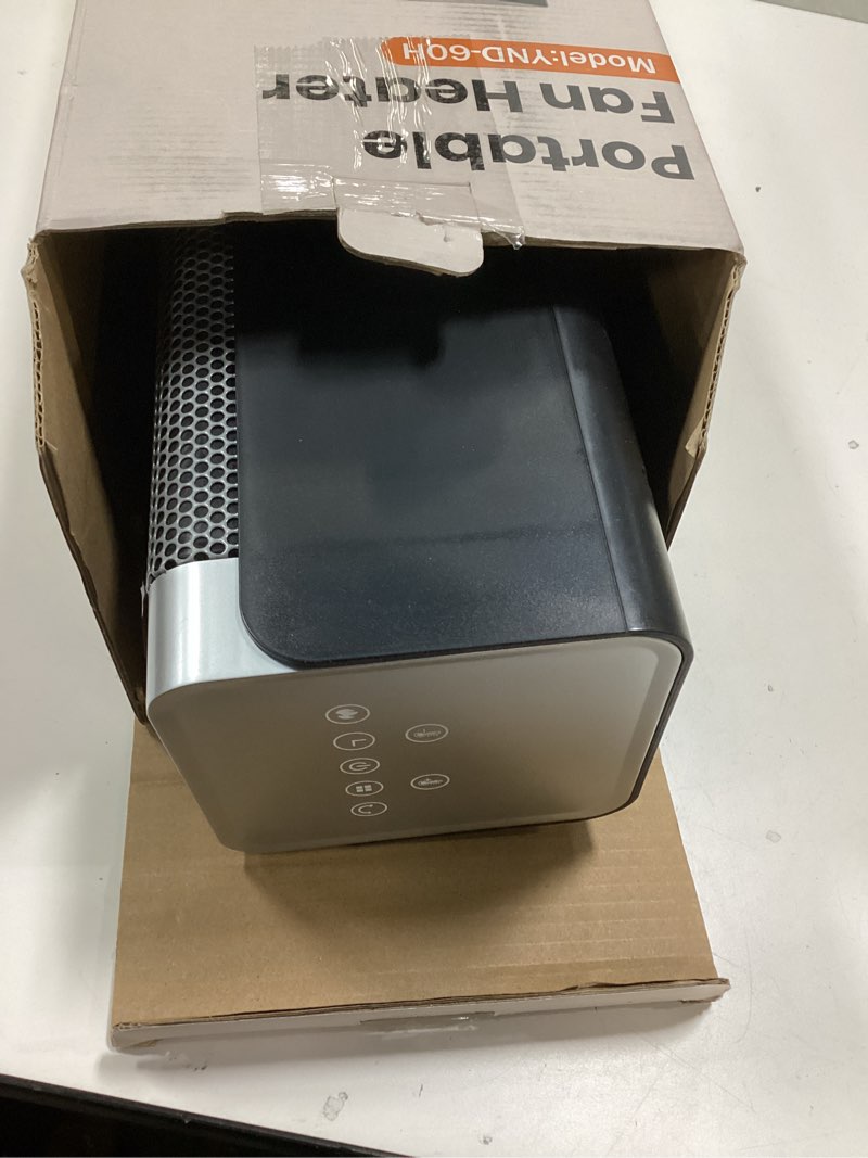 Condition photo showing As Is for Space Heaters for Indoor Use, 1500W PTC Ceramic Electric Heater with Thermostat, Room Temperature Display, 70° Oscillation, Remote Control, 12H Timer, Quiet Portable Heater for Office Bedroom