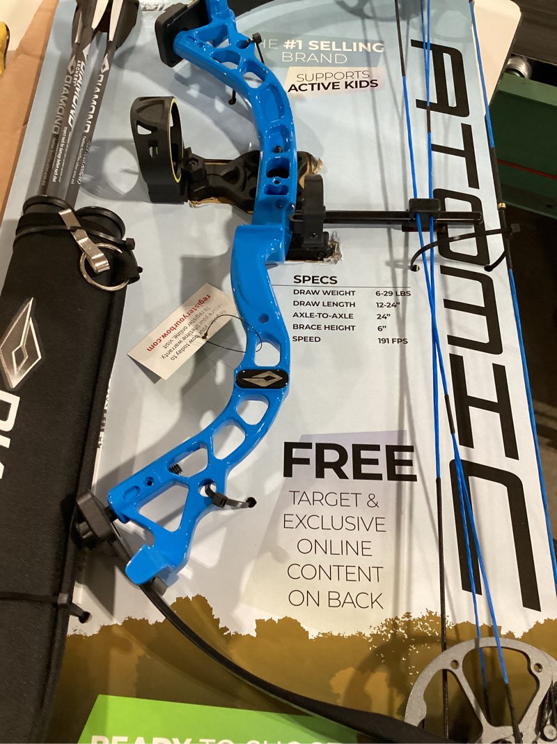 Condition photo showing New/Like New for supreme youth compound bow package black