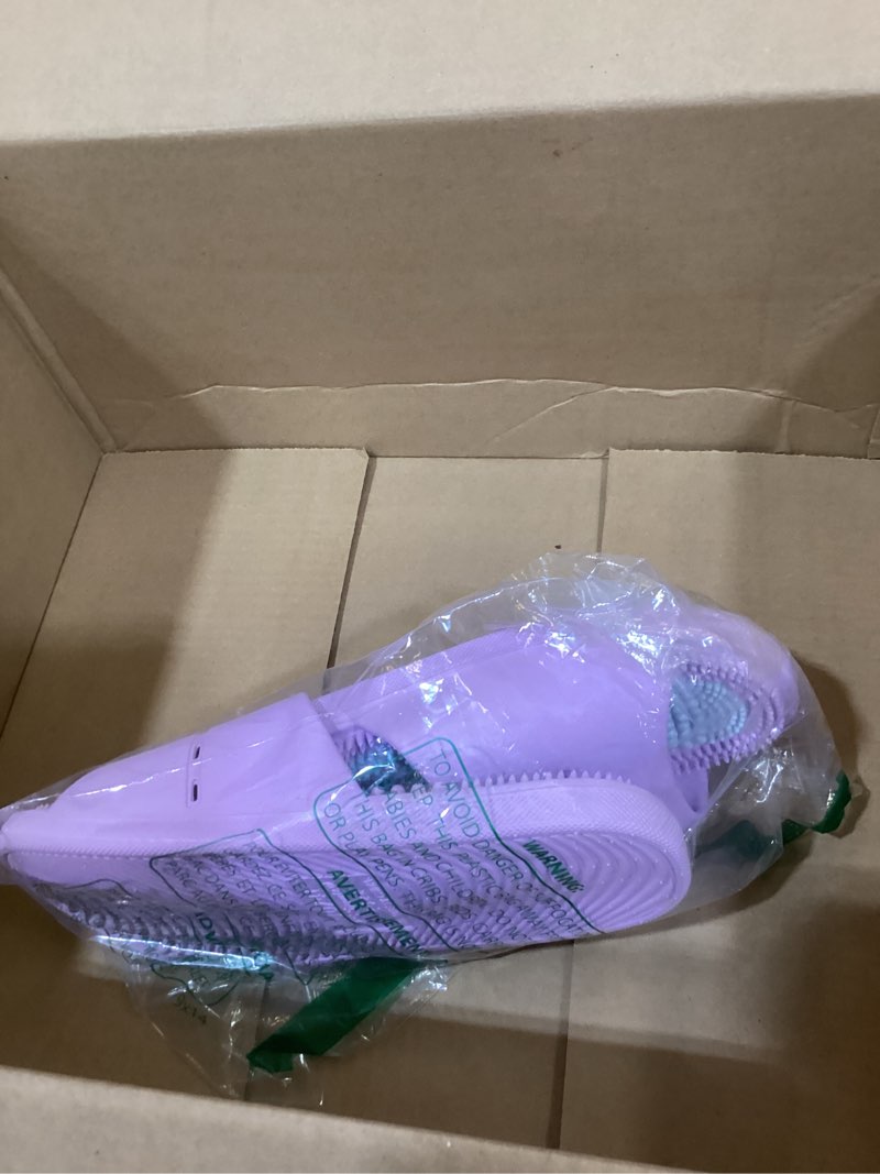 Condition photo showing Good Condition for acupressure massage slippers acupressure foot massager shoes reflexology sandals gift for men women reduce feet neuropathy pain relief and tension (light purple,us women 8-9/ men 6.5-7.5) us women 8-9/ men 6.5-7.5 light purple