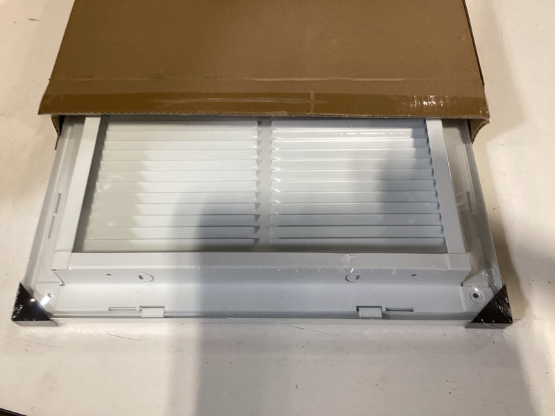 Condition photo showing New/Like New for return air grille,air return vent cover grill for ceiling and wall,steel hvac a/c vent cover grill fits duct opening 14"w x 14"h,holds 1" thick ac filter 14''w×14''h