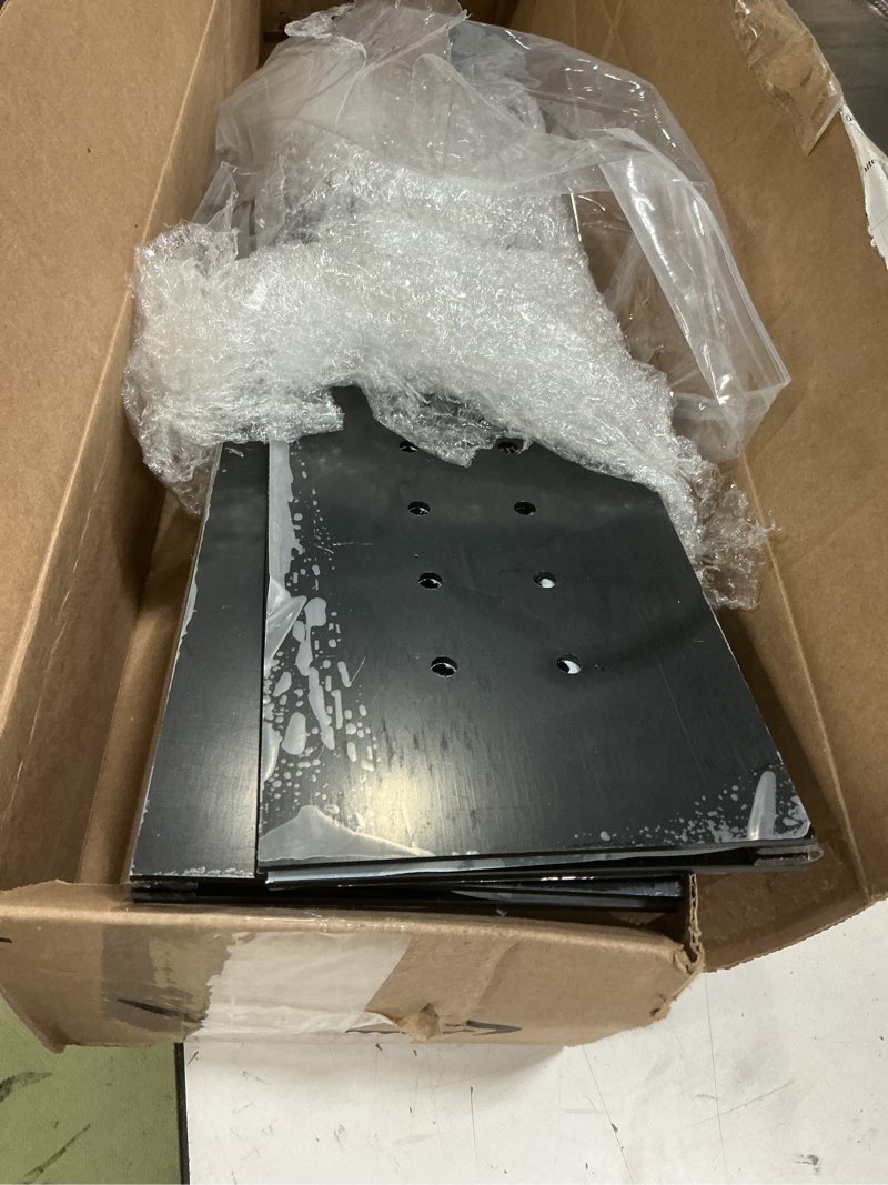 Condition photo showing Good Condition for sieral aquarium polycarbonate canopy set 2 pcs 22.95 x 11.5 x 0.12 inch for 33/40/55 fish tank with center brace aquariums cover fish tank lid with a hook knife, breathable hole and handle, black black 48x13in