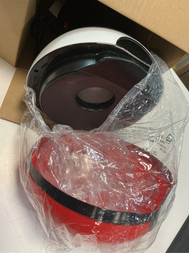 Condition photo showing As Is for delightful pokémon pokéball popcorn maker – hot?air popcorn machine – ideal for movie nights, game rooms & family snack time pokémon poké ball