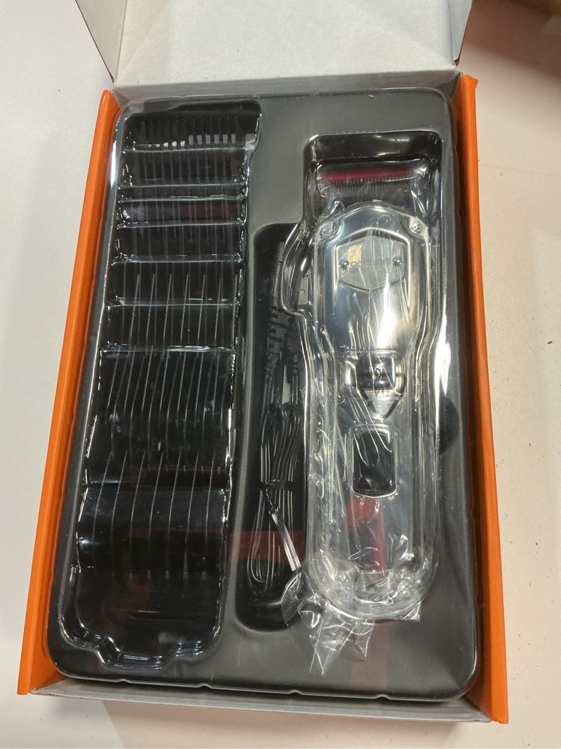 Condition photo showing Good Condition for oneisall dog clippers for grooming for thick heavy coats/low noise rechargeable cordless pet shaver with detachable stainless steel blade/waterproof dog shaver for dogs pets and animals (silver)