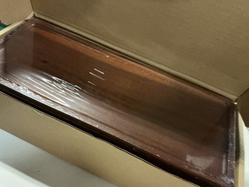 Condition photo showing Good Condition for 13.8 inch solid wood serving platters and trays of natural acacia wood log charcuterie boards,cheese board