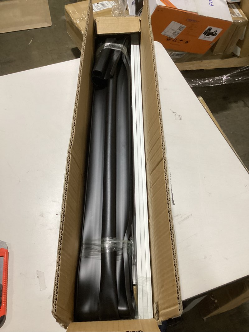 Jin&Bao Garage Door Bottom Seal with Pre-drilled Aluminum Track Retainer Base Kit, Heavy Duty U+O Ri