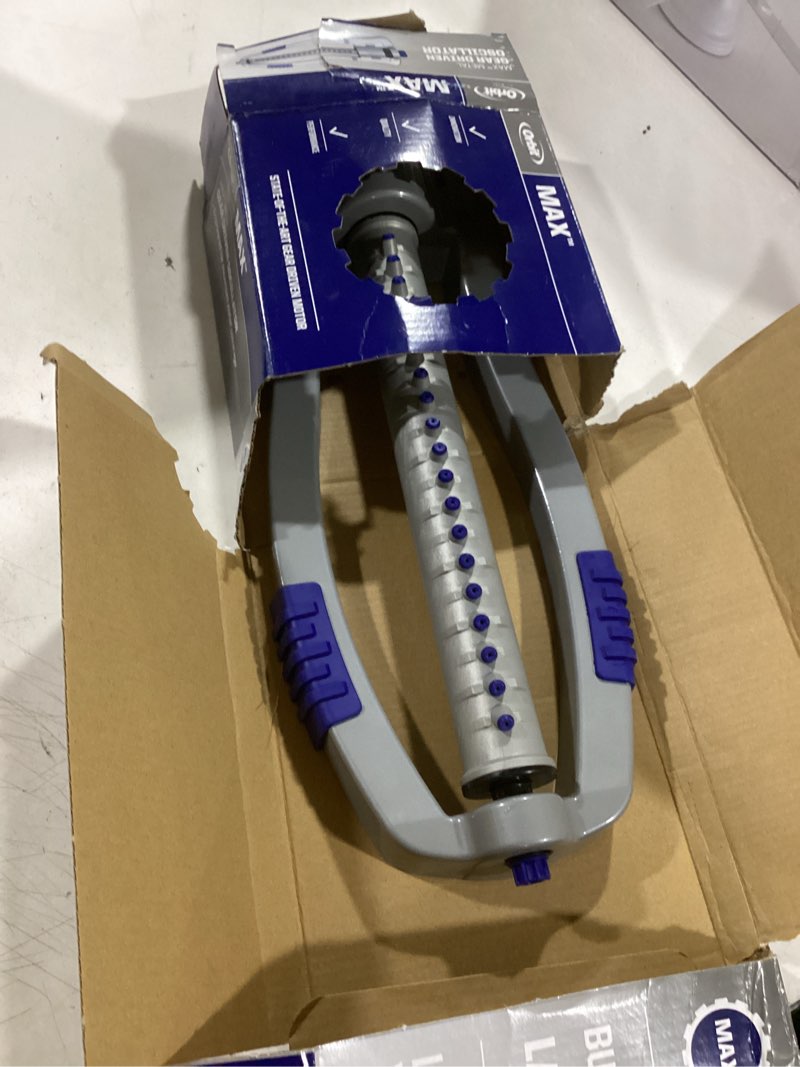 Condition photo showing Good Condition for orbit orbit max 4000-sq. feet oscillating sled lawn sprinkler