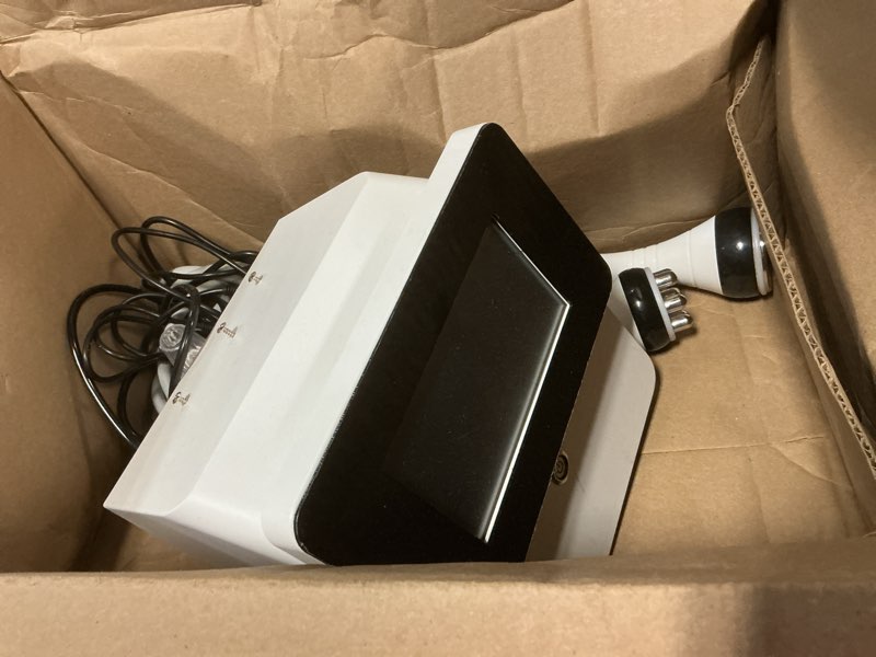 Condition photo showing As Is for elite multifunctional beauty machine body massager for home beauty salons