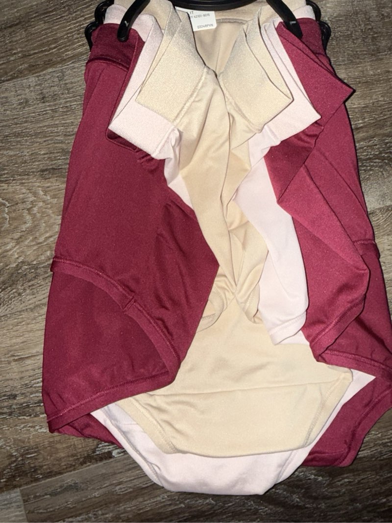 vanity fair radiant womens brief underwear panties 3-pair polyester (b) ~ size l/7