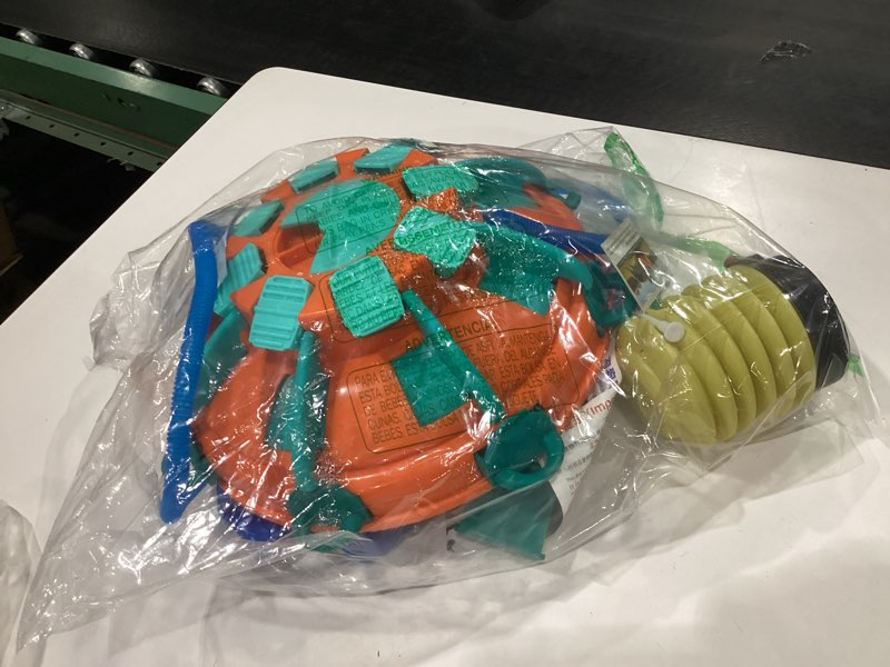 Condition photo showing Good Condition for outward hound by nina ottosson tower of treats level 4 expert dog treat puzzle for enrichment, orange tower of treats (orange, blue)