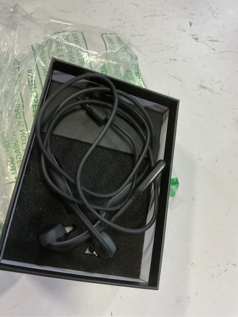 Condition photo showing Good Condition for bone conduction headphones with mic-callink, trucker bluetooth 5.4 headset with noise-canceling boom microphone/mute function/dual connect, open ear headphones for work driving meeting?black?