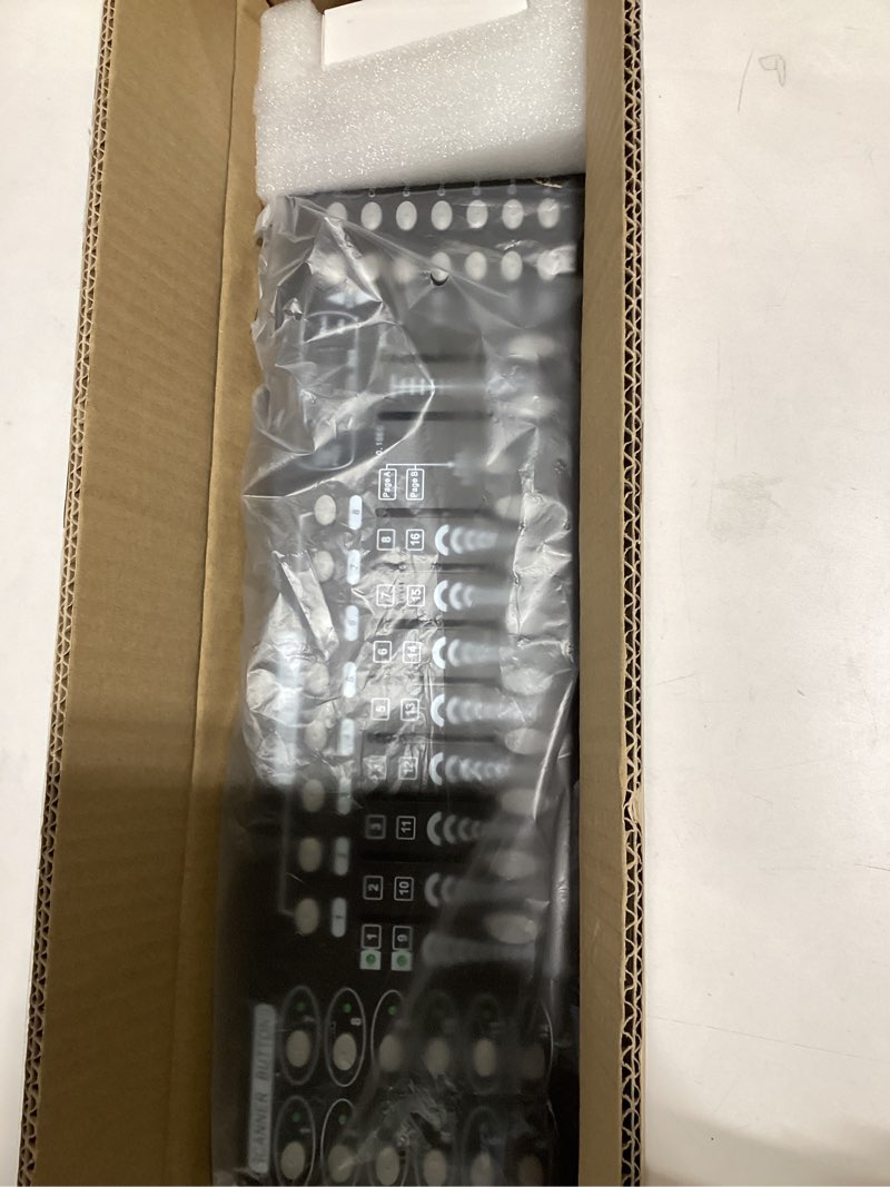 Condition photo showing Good Condition for 192 dmx controller use for editing program of stage lighting,dmx 512 dj controller stage light controller panel dmx console for party music show christmas and halloween black (1 pack)
