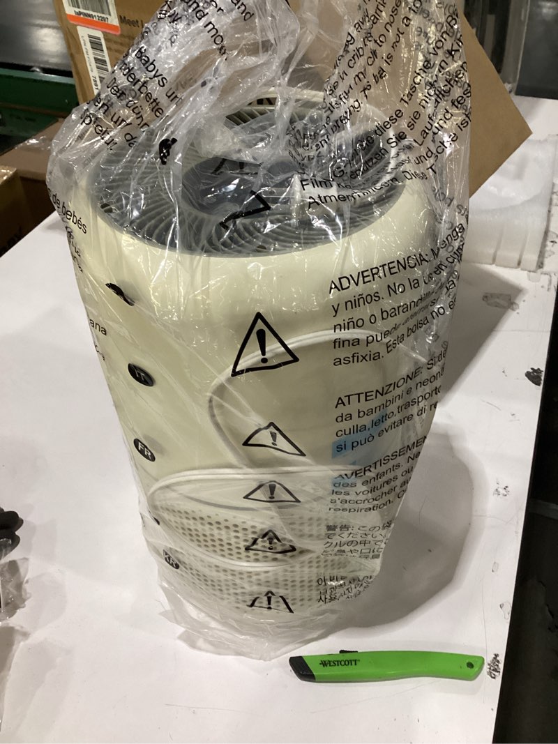 Condition photo showing New/Like New for LEVOIT Air Purifier for Home Allergies Pet Hair in Bedroom, Covers Up to 1073 ft² by 56W High Torque Motor, AHAM VERIFIDE, 3-in-1 Filter with HEPA Sleep Mode, Remove Dust Smoke Odor, Core300-P, White