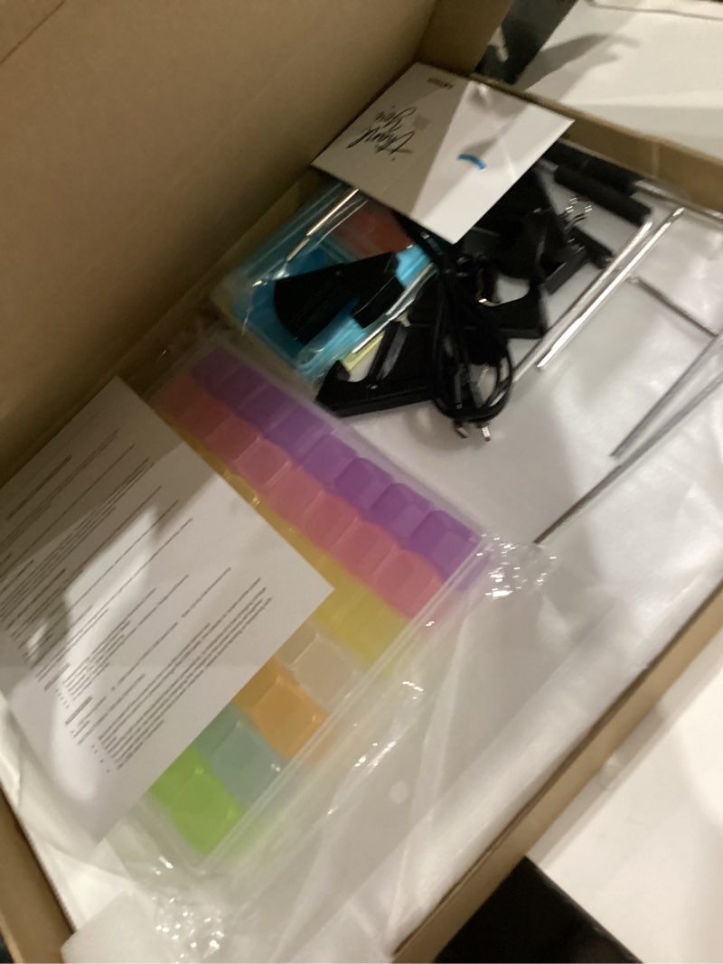 Condition photo showing New/Like New for artdot a3 led light pad for diamond art kits for adults, usb powered light board kit, adjustable brightness with diamond painting tools detachable stand and clips
