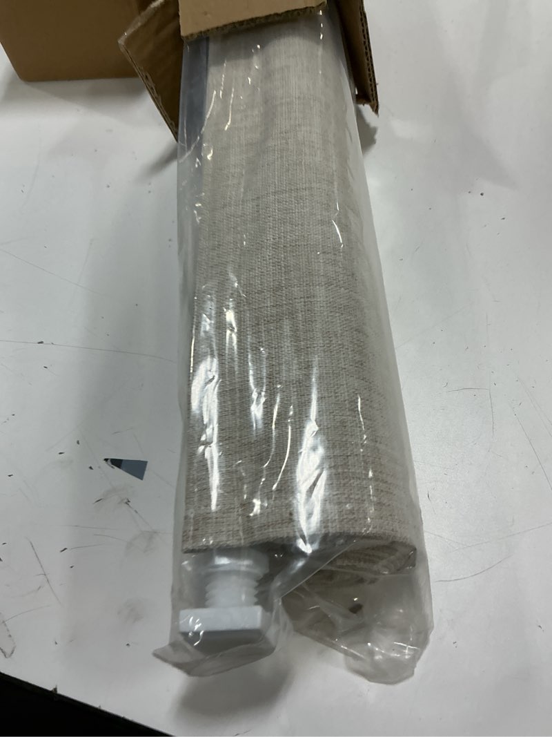 Condition photo showing New/Like New for LazBlinds No Tools No Drill Cordless Roman Shades for Windows, Blackout Thermal Insulated UV Blocking Window Blinds, Room Darkening Fabric Blinds for Indoor Windows, 27'' W x 48'' H, Beige Blackout - Beige 27" W x 48" H