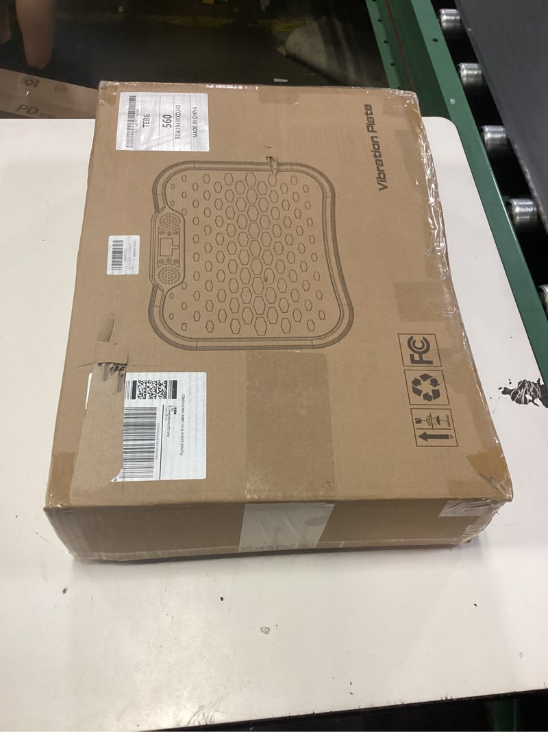 Condition photo showing New/Like New for vibration plate exercise machine,vibration plate for lymphatic drainage power vibration plate machine support 450 lbs 250 adjustable speeds,vibrating plate shake plate weight loss black