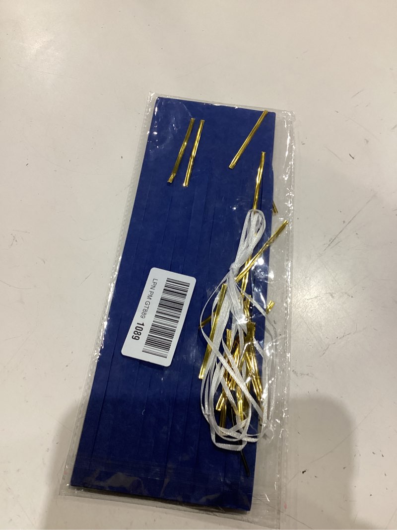 Condition photo showing Good Condition for tissue paper tassels garland banner table decor party banner wedding birthday baby shower nursery party decorations supplies (20, royal blue) 20 royal blue