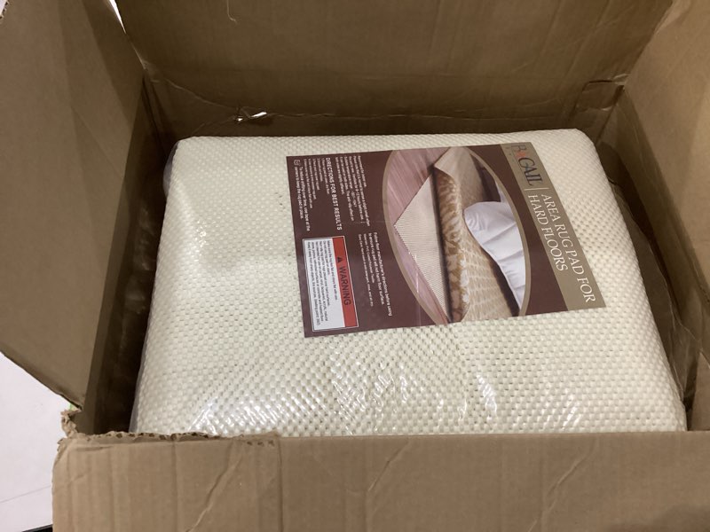Condition photo showing New/Like New for BAGAIL BASICS Non Slip Rug Pad Gripper 9 x 12 Feet Extra Thick Carpet Pads for Area Rugs and Hardwood Floors, Keep Your Rugs Safe and in Place 9' x 12' (Rectangular)