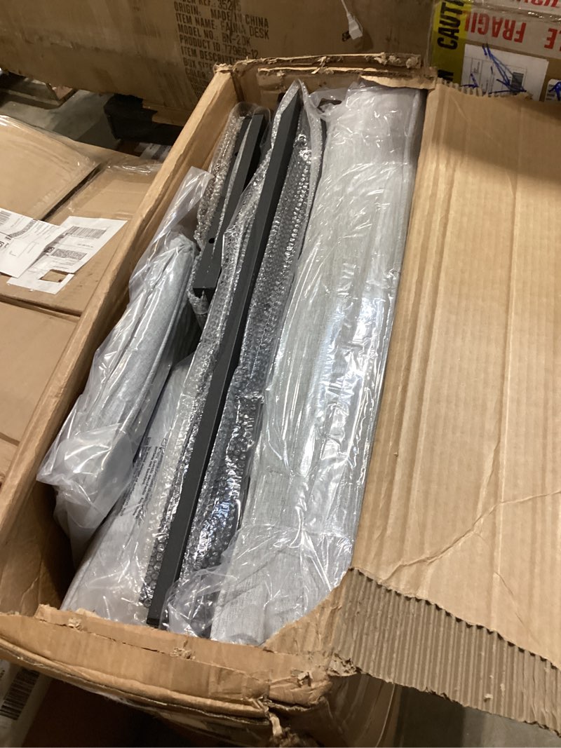 9 - piece outdoor modular sectional set with fire table incomplete 