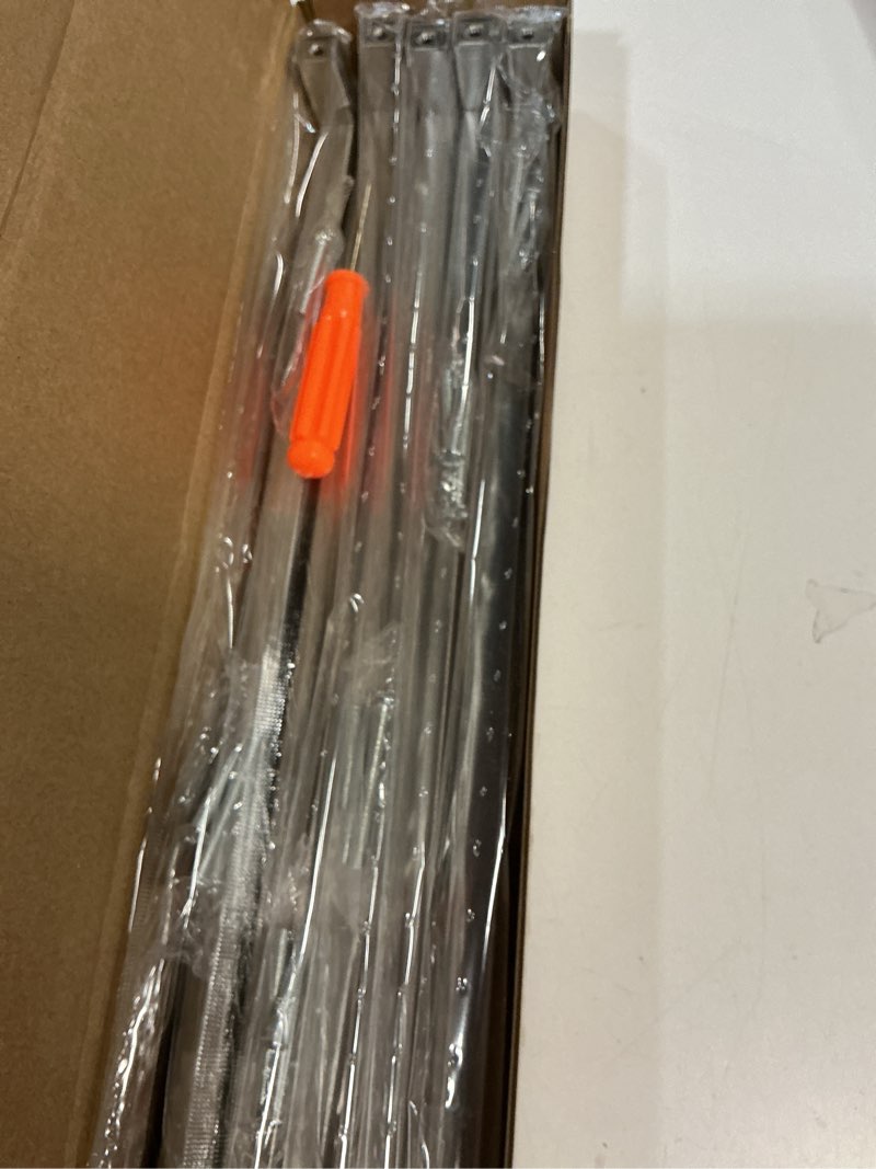 Condition photo showing New/Like New for Cabinet Pulls Brushed Nickel Cabinet Handles Square Drawer Pulls, 5 Pack 18 Inch Stainless Steel Kitchen Door Cupboard Cabinet Handles, Cabinet Hardware Drawer Handles, 458mm Hole Centers