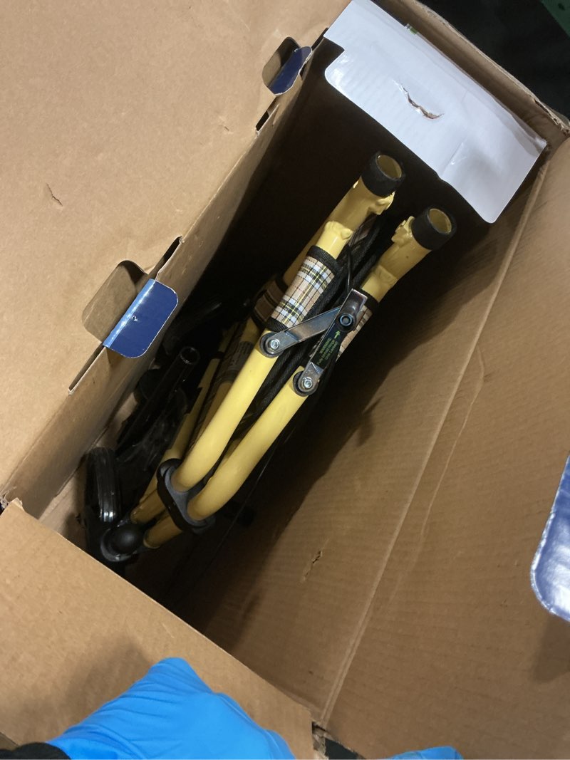 Condition photo showing Good Condition for Drive Medical Winnie Lite Supreme Rollator Walker with Wheels, Tan Plaid