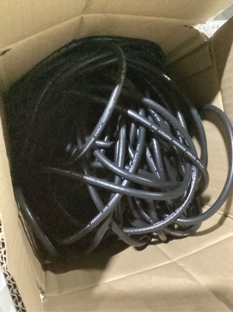 Condition photo showing Good Condition for utilitech 100-ft rg6 black coaxial cable