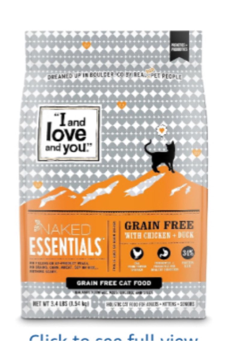 Best By 10/32/25 I and love and you Naked Essentials Dry Cat Food - Chicken + Duck - Grain Free, Real Meat, No Fillers, Prebiotics + Probiotics, 11lb Bag Chicken and Duck 11 Pound (Pack of 1)
