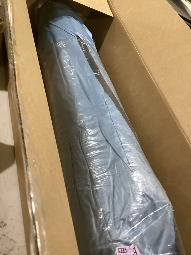 Condition photo showing As Is for easthills outdoors instant shader dark shelter xl beach tent 99" wide for 4-6 person sun shelter upf 50+ with extended zippered porch sky blue dark shelter - sky blue