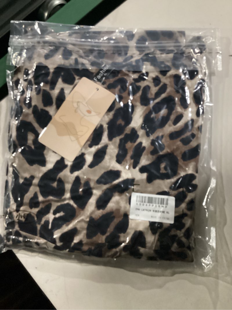 Condition photo showing New/Like New for dowerme Women's Sexy Leopard Print Mini Dresses Spring Boat Neck Bell Long Sleeve Knit Short Club Dress Y2K Clothes 2026