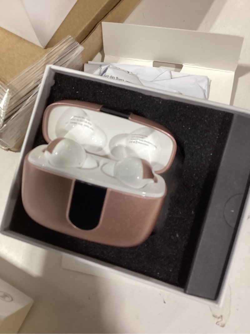 Condition photo showing Good Condition for Similar product kurdene Wireless Earbuds Bluetooth 5.3 in Ear Buds Light Weight Headphones,Deep Bass Sound,Built in Mics Headset,Clear Calls Earphones for Sports Workout Glossy Bight Pink