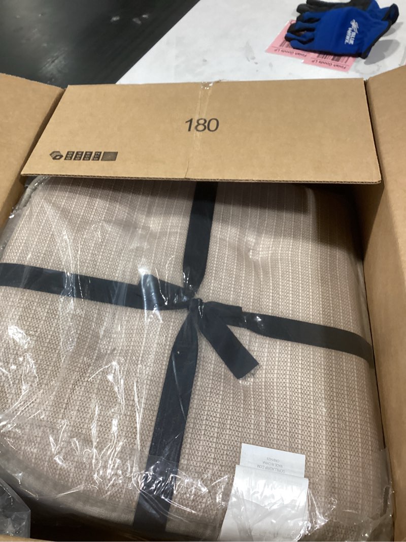 Condition photo showing Good Condition for Gorilla Grip Tufted Memory Foam Chair Cushions, Set of 4 Comfortable Pads for Dining Room, Slip Resistant Backing, Washable Kitchen Table, Office Chairs, Computer Desk Seat Pad Cushion, 16x17 Beige